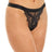 Oh La La Cheri Panty Black / S/M Janet Eyelash Lace Tanga