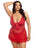 Oh La La Cheri Plus Size Babydoll Curvy Valentine Sheer Babydoll