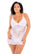 Oh La La Cheri Plus Size Babydoll Curvy Valentine Sheer Babydoll