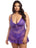 Oh La La Cheri Plus Size Babydoll Curvy Valentine Sheer Babydoll