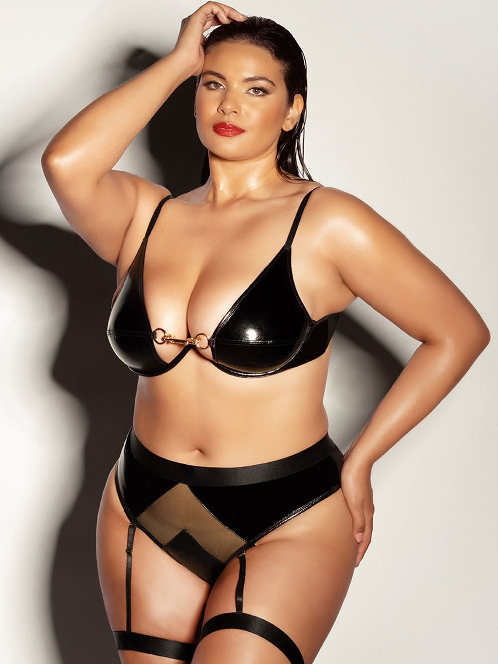 Oh La La Cheri Plus Size Bra Set Fetish Curvy Fatale Bra Set