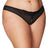 Oh La La Cheri Plus Size Panties Black / 1X/2X Curvy Paradise Lace Pearl Thong