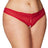 Oh La La Cheri Plus Size Panties Red / 1X/2X Curvy Paradise Lace Pearl Thong