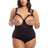 Oh La La Cheri Plus Size Teddy Curvy Amber Open Cup Teddy