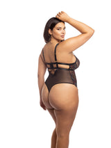 Oh La La Cheri Plus Size Teddy Curvy Azalea Crotch Teddy