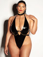 Oh La La Cheri Plus Size Teddy Fetish Curvy Submissive Chain Teddy