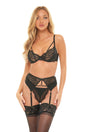 Oh La La Cheri Sets Black / S Anastasie Lace 3 Piece Bra Set