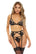 Oh La La Cheri Sets Black / S/M Myla Cage 3 Piece Bra Set