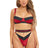 Oh La La Cheri Sets Red Dahlia/Black / S Tempest 3 Piece Bra Set