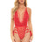 Oh La La Cheri Teddy Red / S/M Sloane Laced Up Teddy