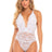 Oh La La Cheri Teddy White / S/M Bridal Jeana Lace Teddy