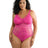 Parfait Bodysuits Bright Pink / S Parfait Mia Dot Wire-free Padded Mesh Bodysuit