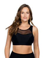 Parfait Bras 30 / D / Black Parfait Breeze Wire Free Low Impact Sports Bra - Black