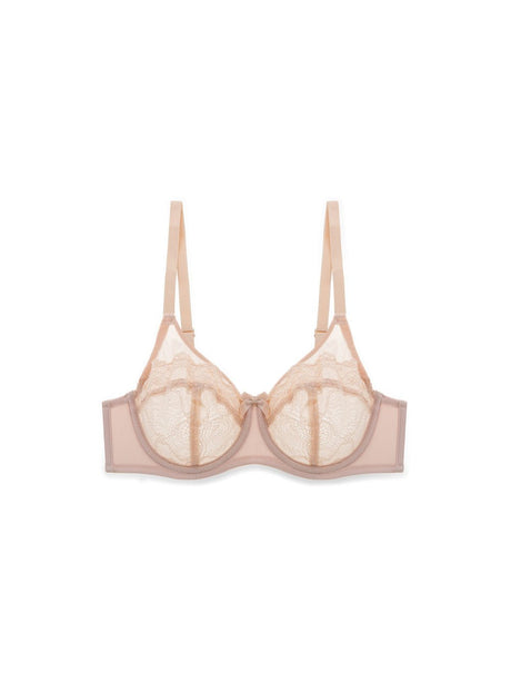 Parfait Bras 30 / D / Desert Flower Carole Unlined Wire Bra 3102