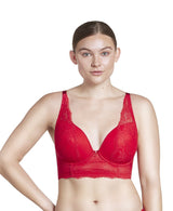 Parfait Bras 30 / D / Racing Red Parfait Sandrine Longline Plunge Bra - Racing Red