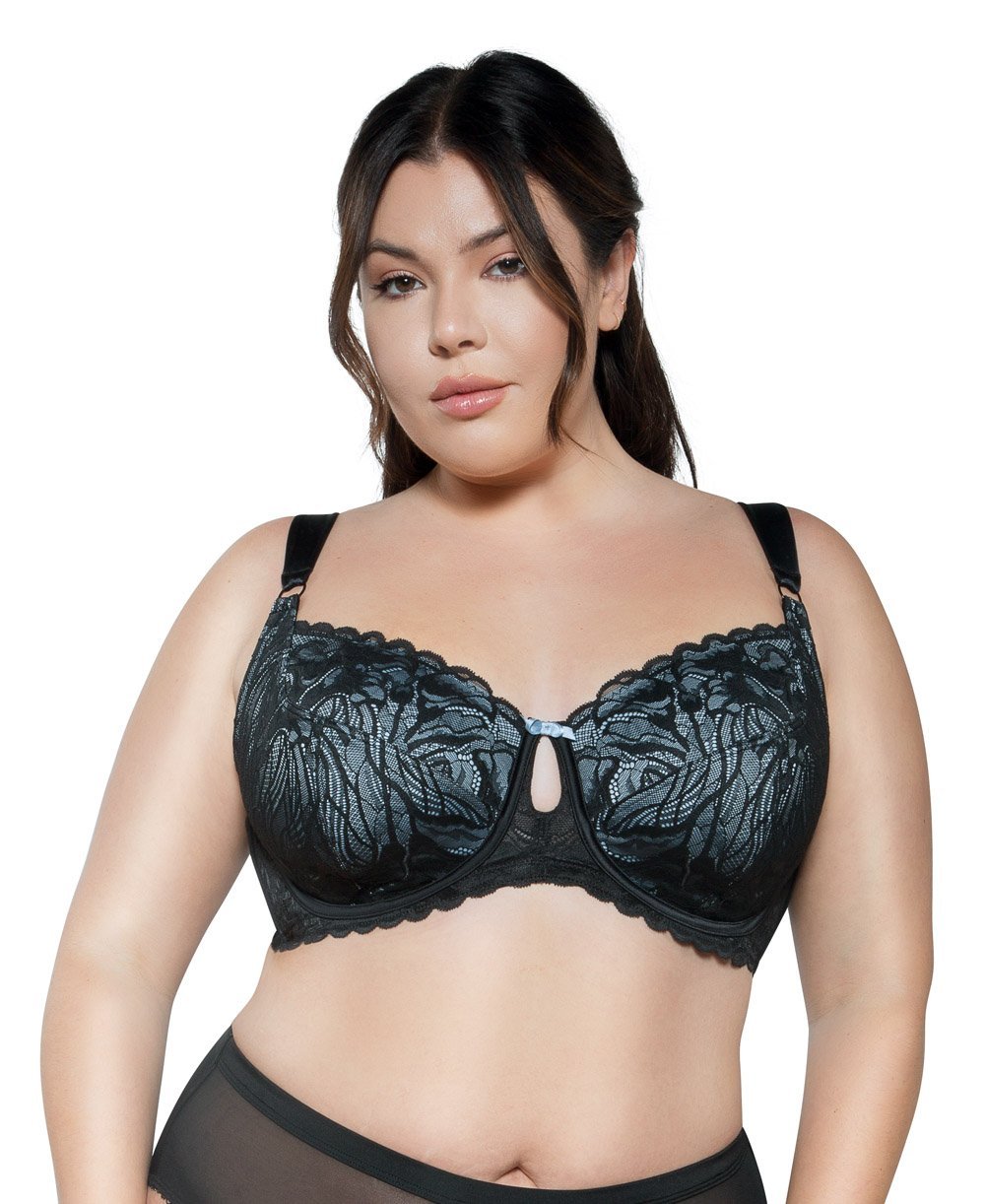 Parfait Bras Black Onyx / 32 / D Parfait Charlotte Lace Unlined Bra