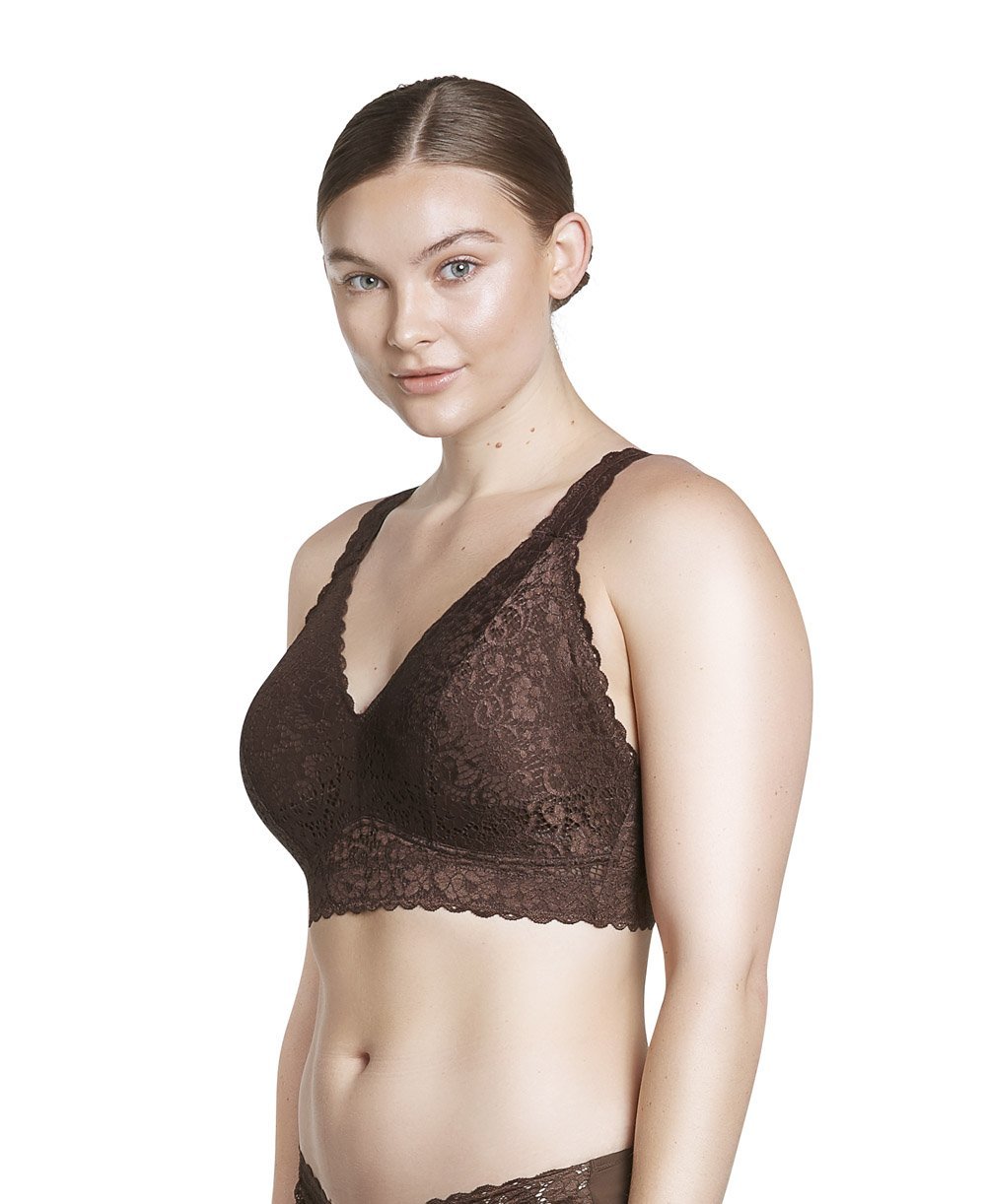 Parfait Bras Parfait Adriana Wire Free Lace Bralette - Deep Nude