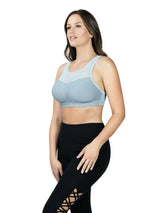 Parfait Bras Parfait Breeze Wire Free Low Impact Sports Bra - Granite Blue