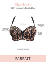 Parfait Bras Parfait Charlotte Underwire Padded Bra - Leopard