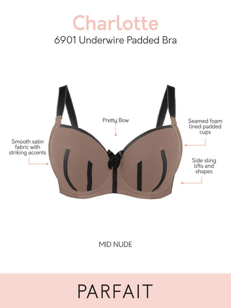 Parfait Bras Parfait Charlotte Underwire Padded Bra - Medium Nude