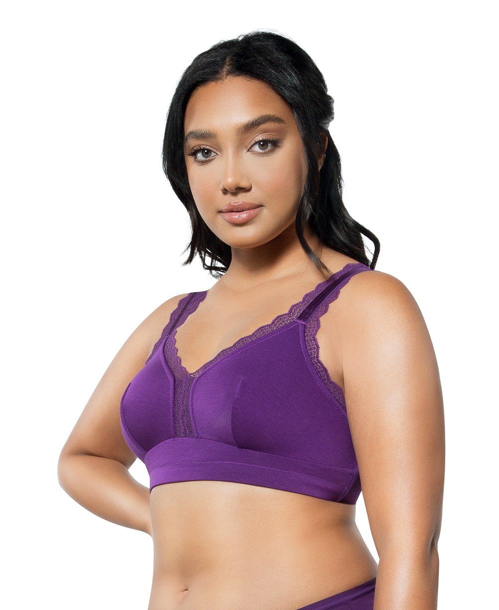 Parfait Bras Parfait Dalis Wire Free Bralette - Amethyst