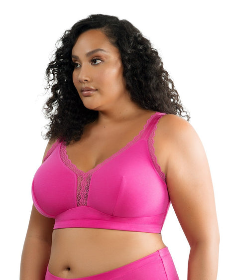 Parfait Bras Parfait Dalis Wire Free Bralette - Bright Pink