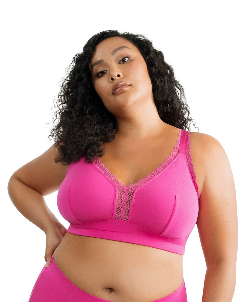 Parfait Bras Parfait Dalis Wire Free Bralette - Bright Pink