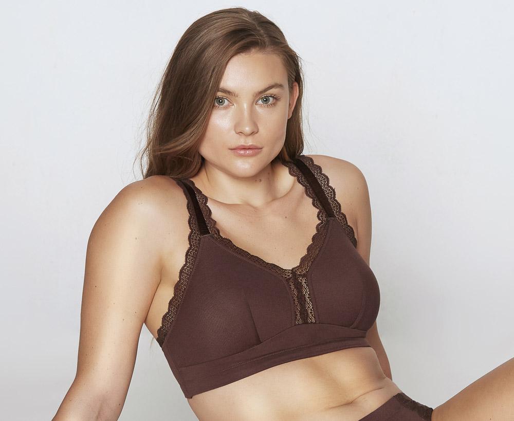 Parfait Dalis Wire Free Bralette - Deep Nude - 42 / G / Deep Nude