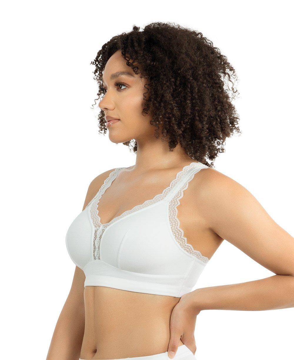 Parfait Bras Parfait Dalis Wire Free Bralette - Pearl White