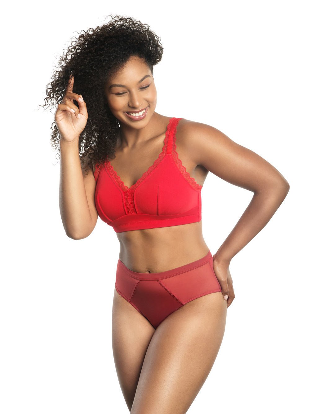 Parfait Bras Parfait Dalis Wire Free Bralette - Racing Red