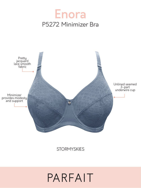 Parfait Bras Parfait Enora Minimizer Bra - Stormy Skies