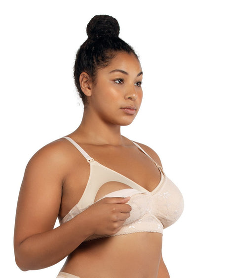 Parfait Bras Parfait Rain Nursing Wire Free Bra - Porcelain