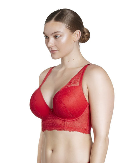 Parfait Bras Parfait Sandrine Longline Plunge Bra - Racing Red