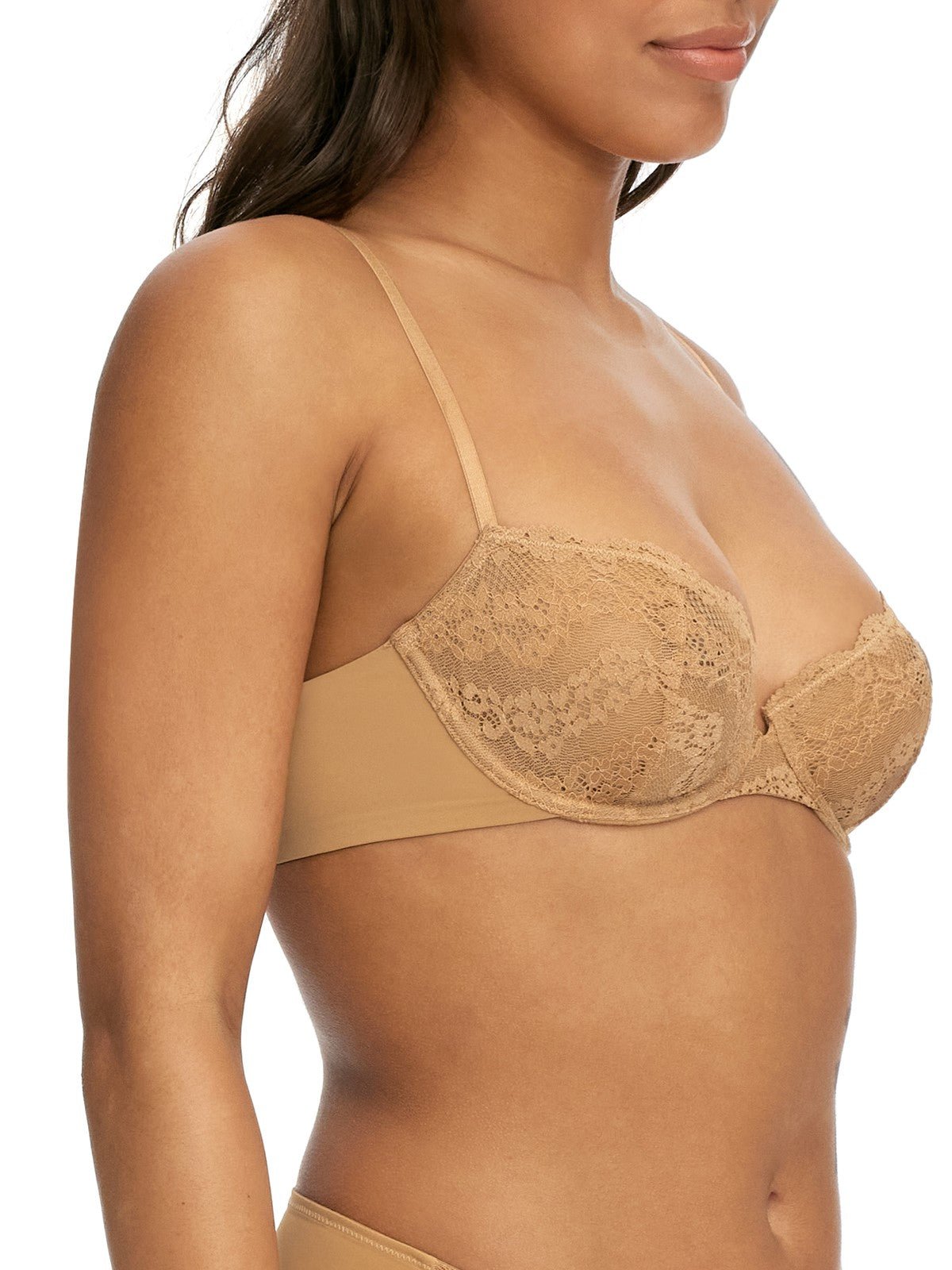 Terracotta Skarlett Blue Impress balconette underwire bra 324229, view 3