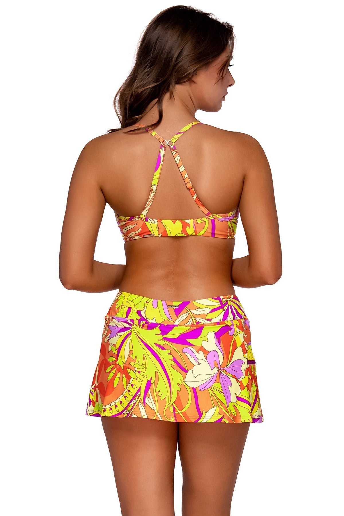Sunsets "Brands,Swimwear" XS / PALAC / 40B Sunsets Palace Garden Sporty Swim Skirt
