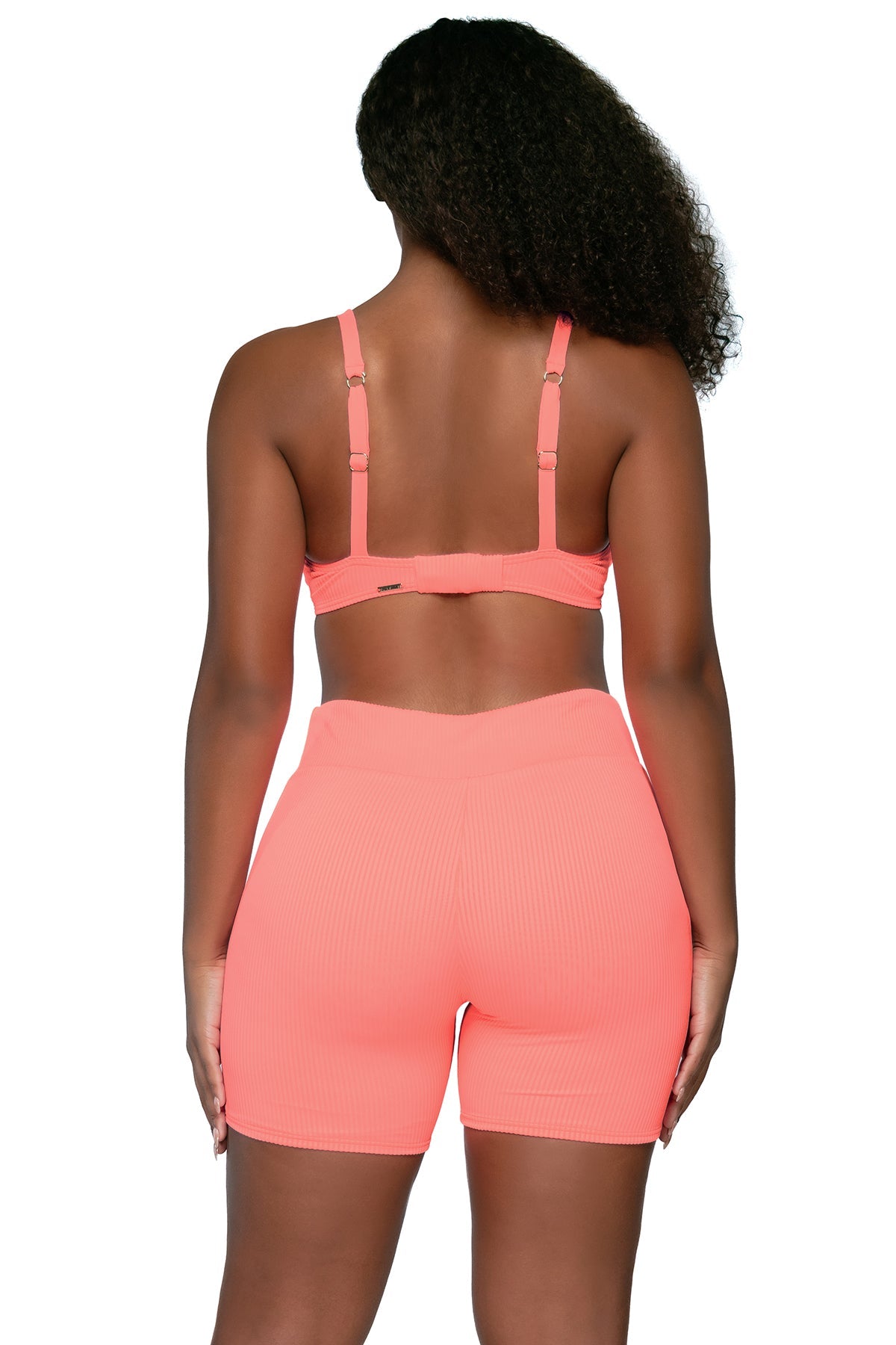 Sunsets Escape "Brands,Swimwear" 6 / NEOCO / 924B Sunsets Escape Neon Coral Bayside Bike Short