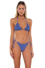 Swim Systems Blue Iris Kali Tie Side Bikini Bottom