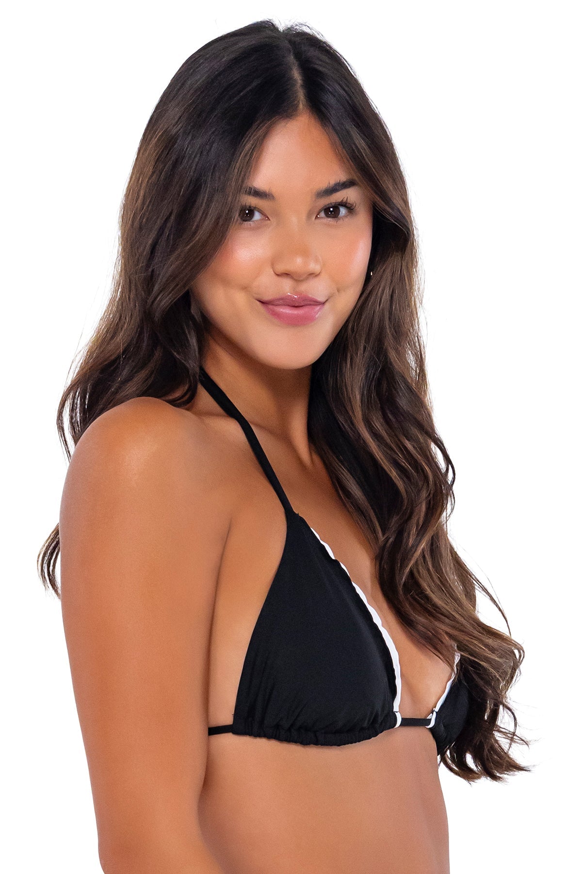 Swim Systems Black Cambria Triangle Bikini Top