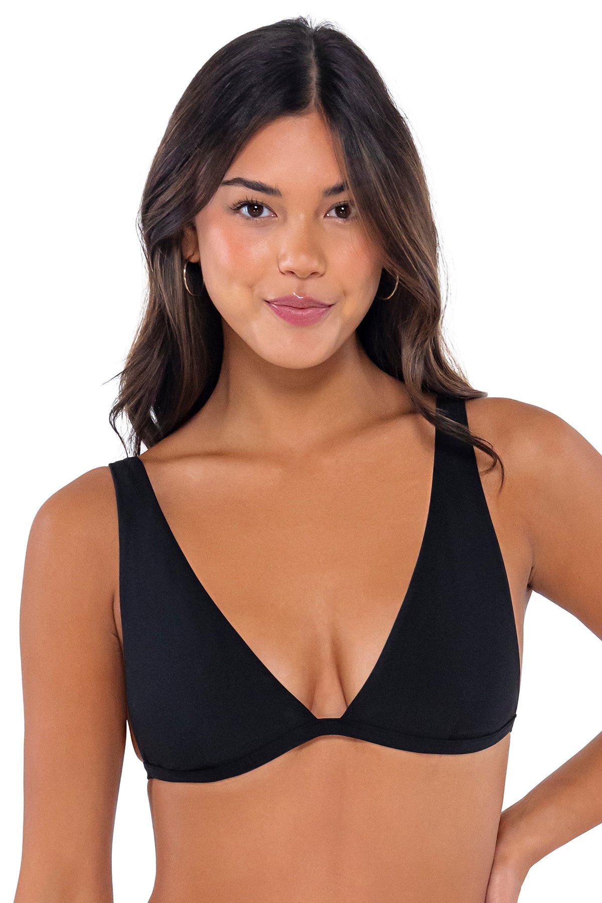 Swim Systems Black Charlotte Bikini Top