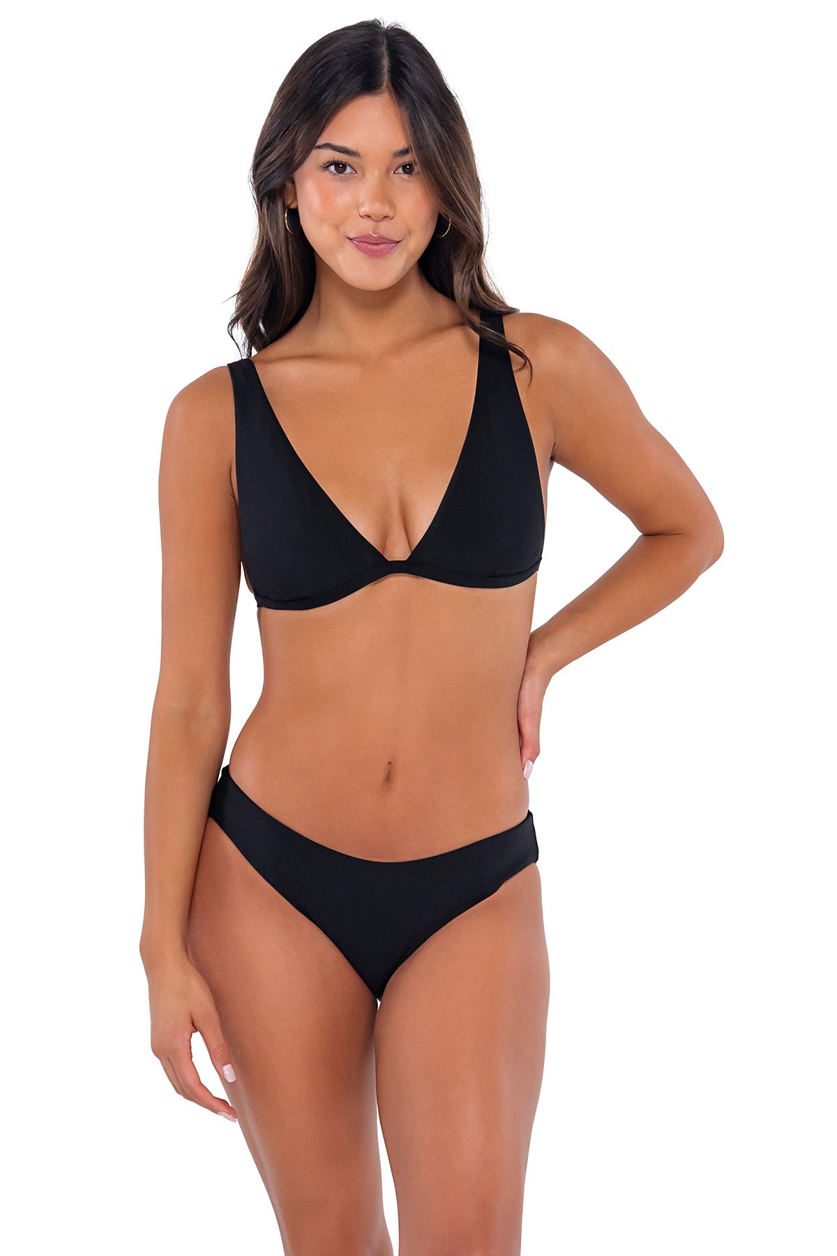 Swim Systems Black Charlotte Bikini Top