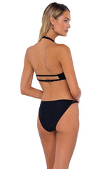 Swim Systems Black Hanalei Halter Bikini Top