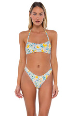 Swim Systems Golden Poppy Hanalei Halter Bikini Top