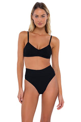 Swim Systems Black Tatum Bikini Bottom