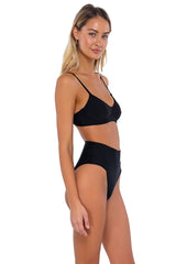 Swim Systems Black Tatum Bikini Bottom