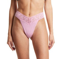 Organic Cotton High Rise Thong Lace Pavia