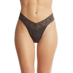 Organic Cotton High Rise Thong Lace Pavia