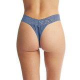 Organic Cotton High Rise Thong Lace Panties