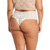 Retro High Waisted Sexy Lace Thong Panties