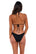 B Swim Black Baja Rib Nevaeh Bikini Bottom