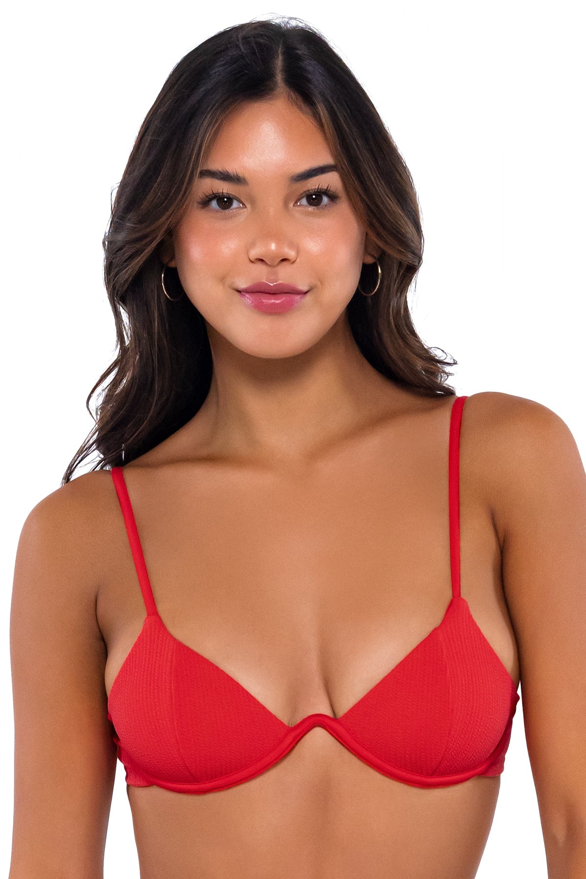 B Swim Camellia Twist Rib Macie Top